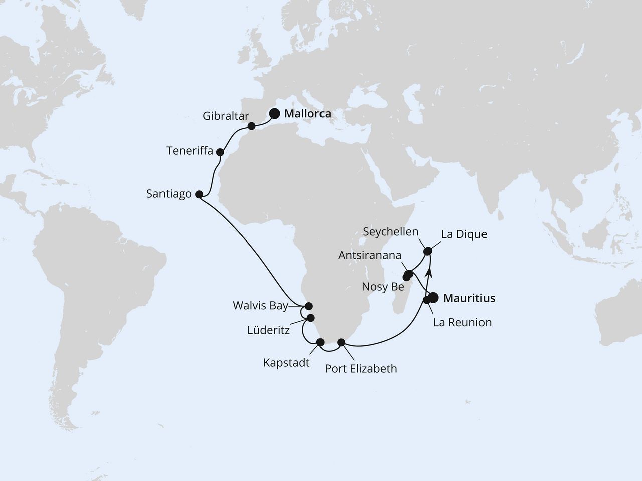 Cruise Map