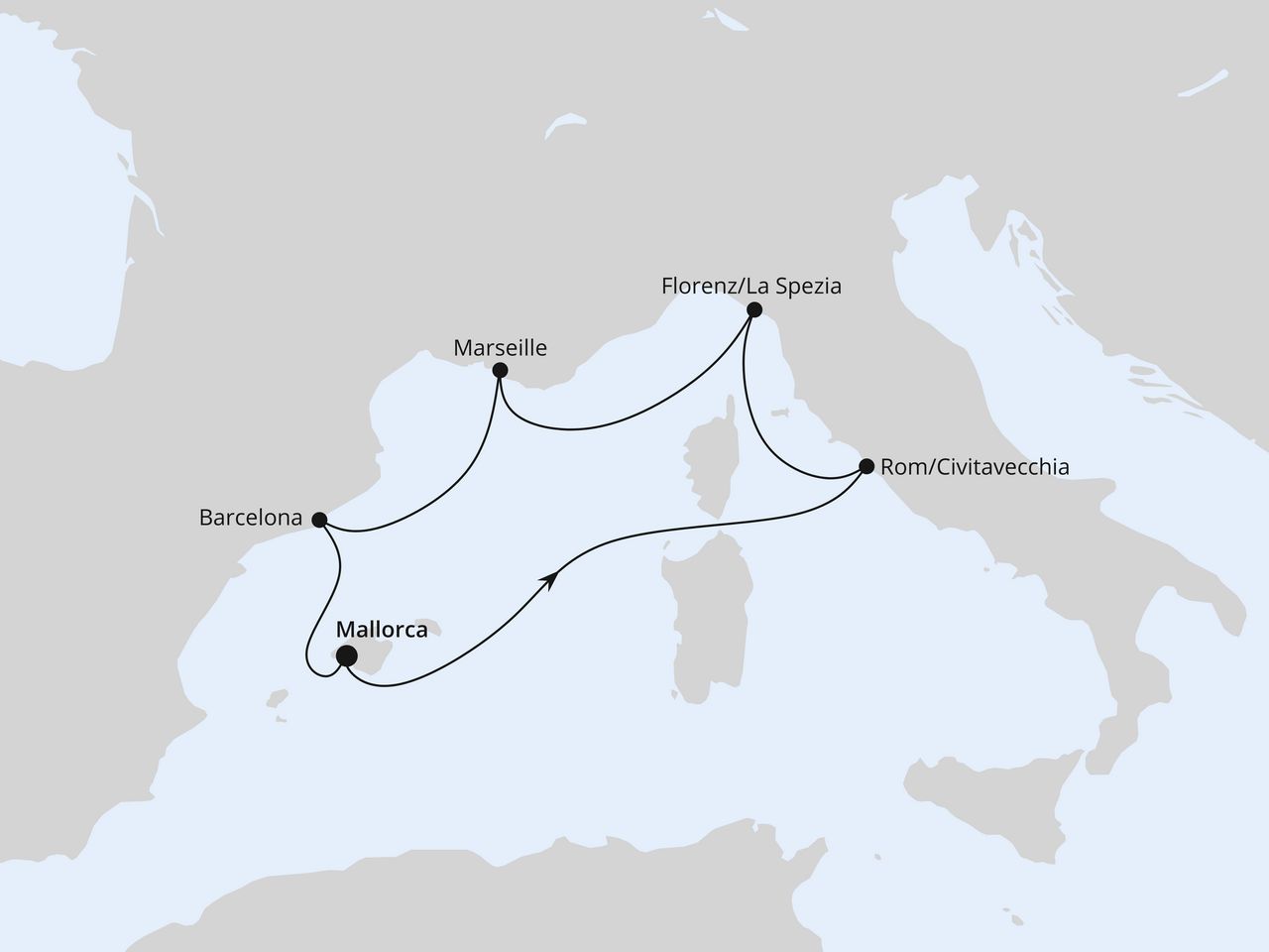 Perlen am Mittelmeer ab Mallorca