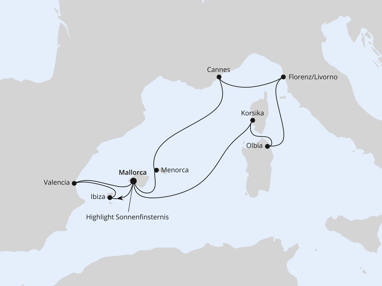 Cruise Map