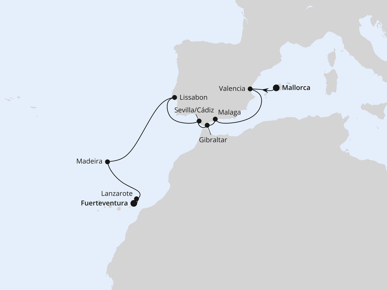 Cruise Map