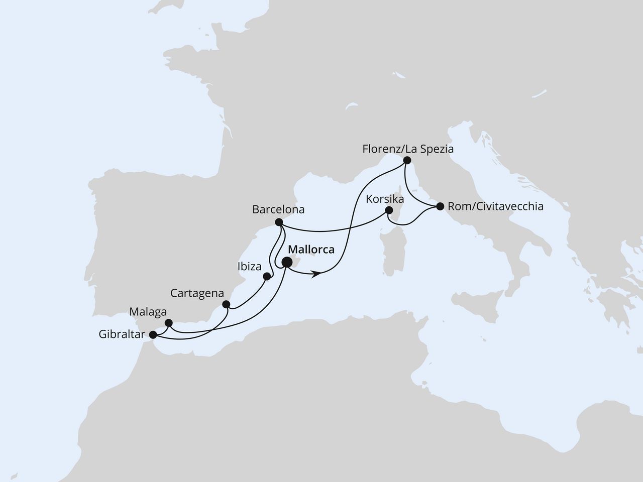 Cruise Map