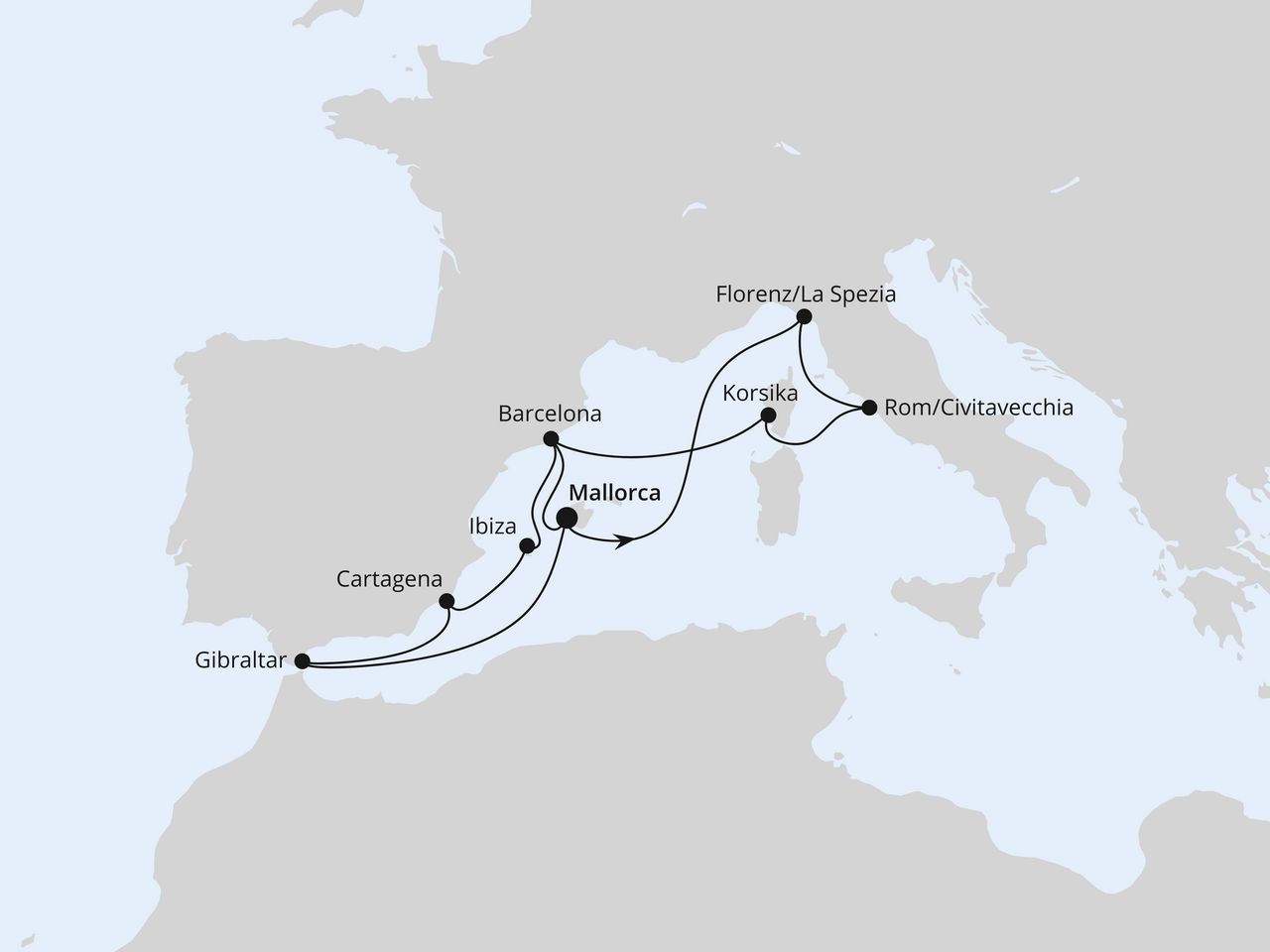 Große Mittelmeer-Reise ab Mallorca 2