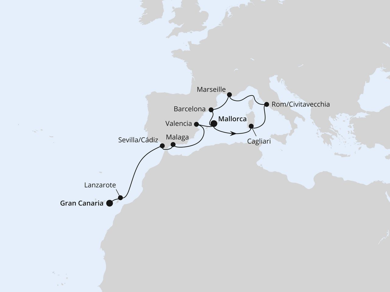 Cruise Map