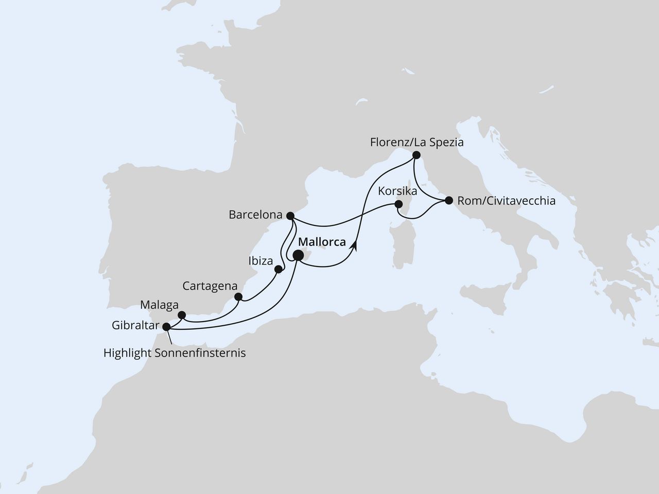 Große Mittelmeer-Reise mit Sonnenfinsternis 1