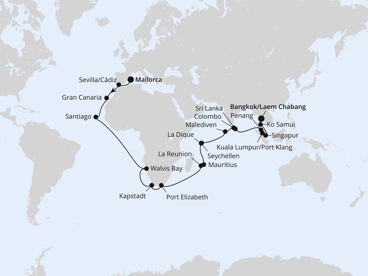 Cruise Map