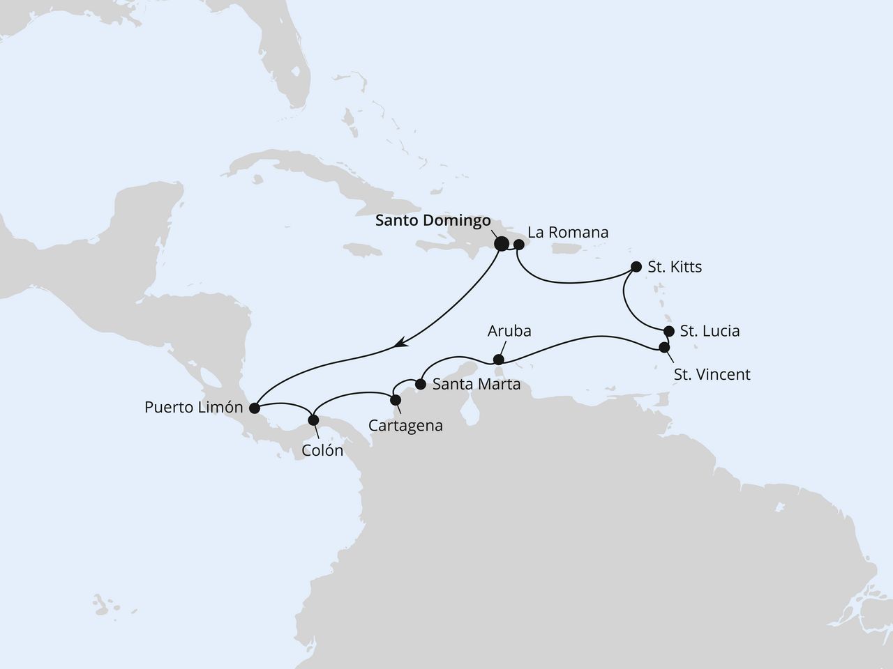Kleine Antillen & Mittelamerika ab Dom. Republik 2