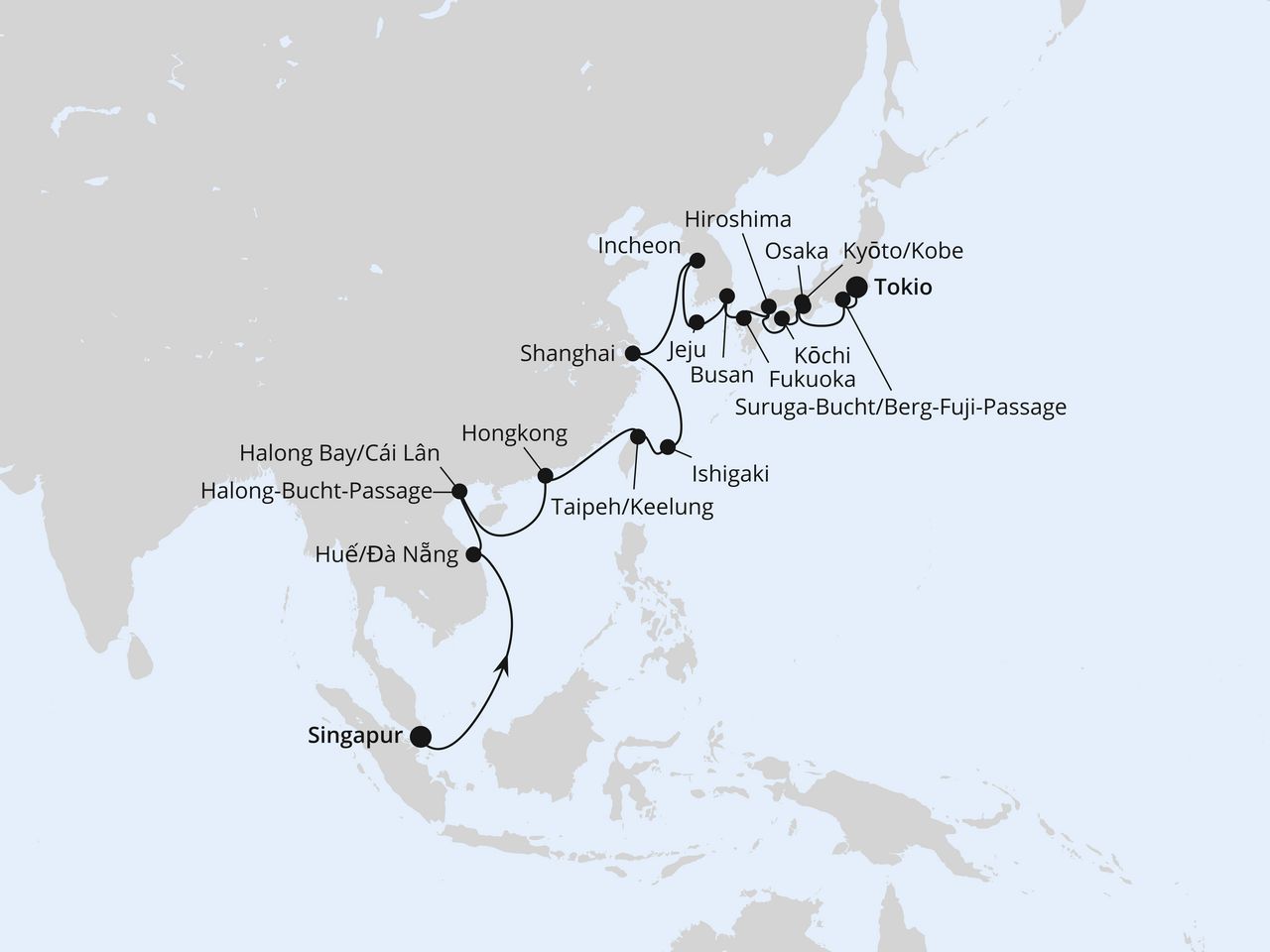 Cruise Map