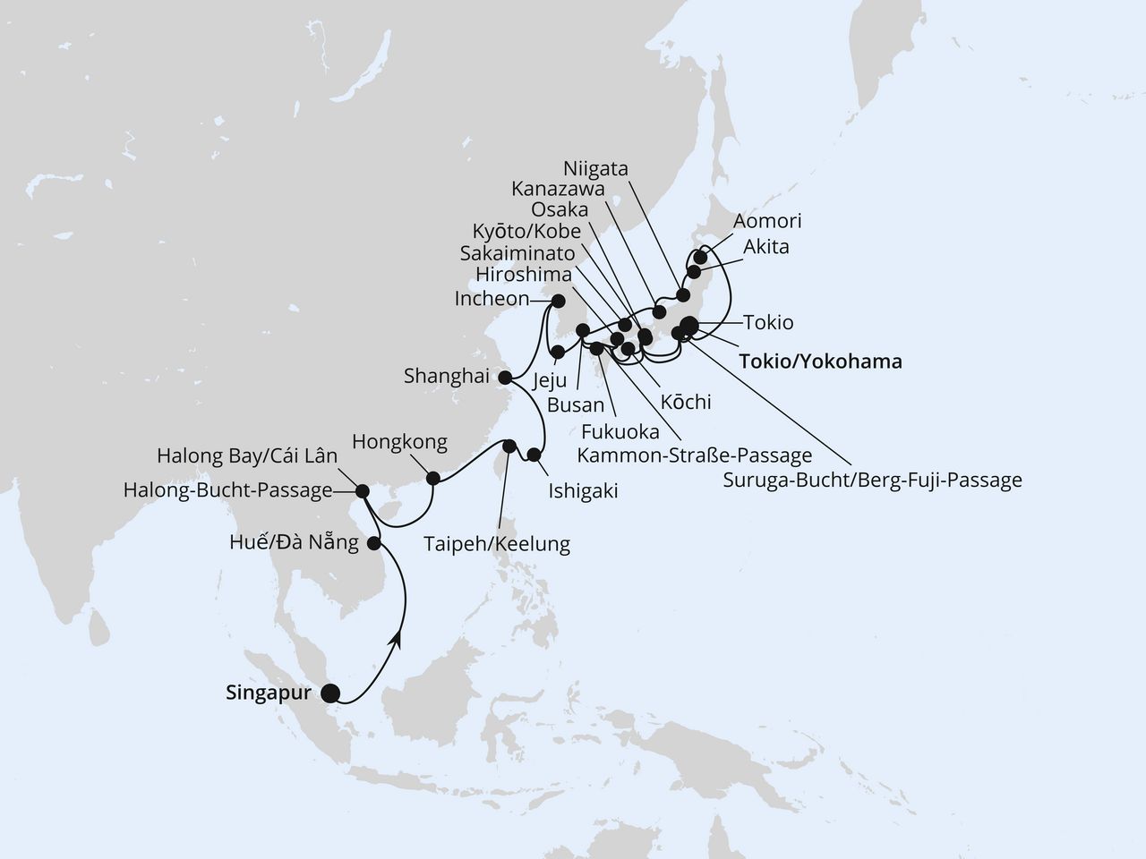 Cruise Map