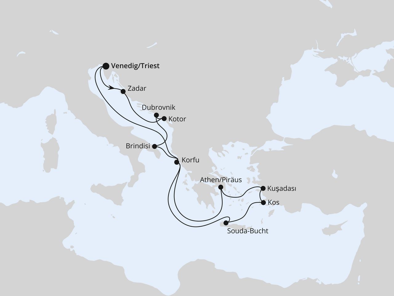 Adria & Griechenland ab Triest 1