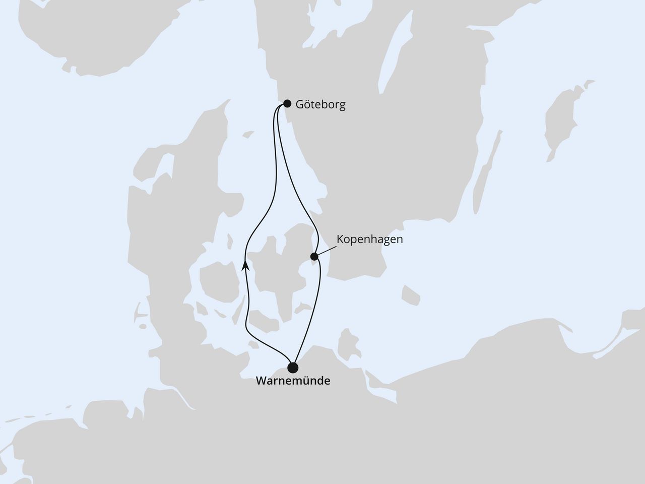 Kurzreise nach Göteborg & Kopenhagen ab Warnemünde