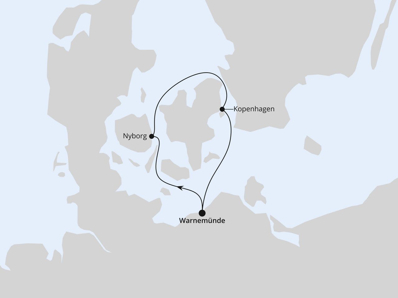 Minikreuzfahrt nach Dänemark ab Warnemünde