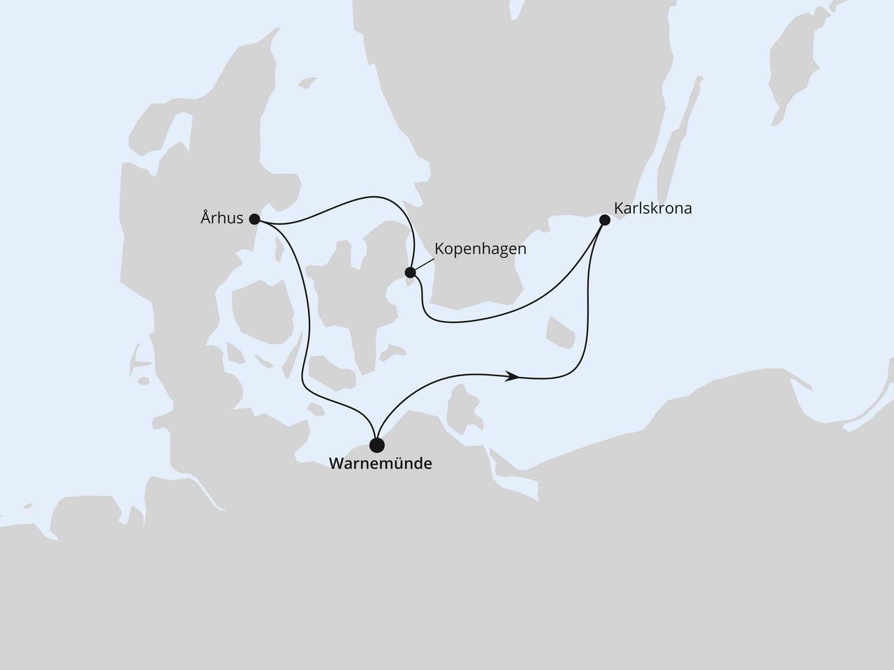 Kurzreise nach Schweden & Dänemark ab Warnemünde