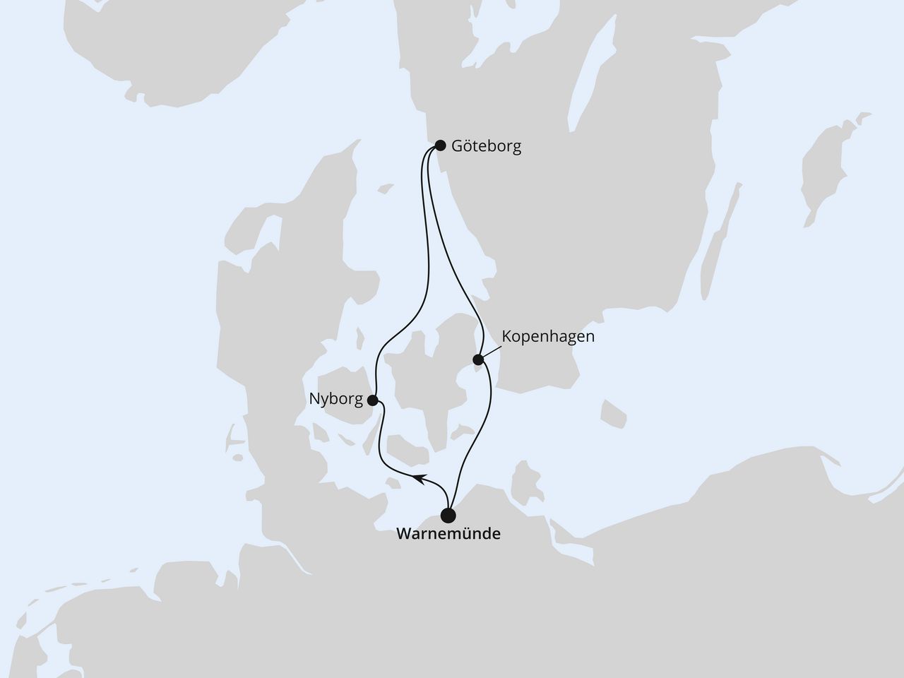 Kurzreise nach Dänemark & Schweden ab Warnemünde