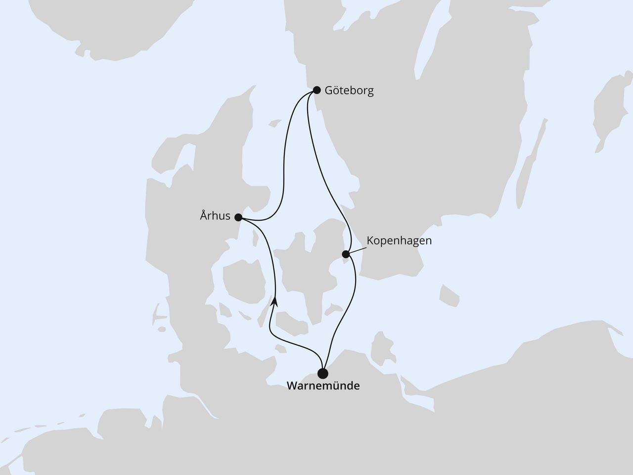 Kurzreise nach Schweden & Dänemark ab Warnemünde