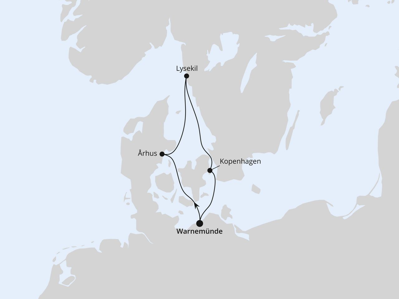 Kurzreise nach Dänemark & Schweden ab Warnemünde