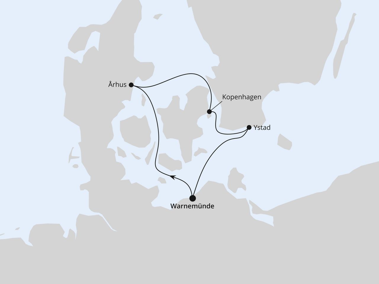 Kurzreise nach Dänemark & Schweden ab Warnemünde