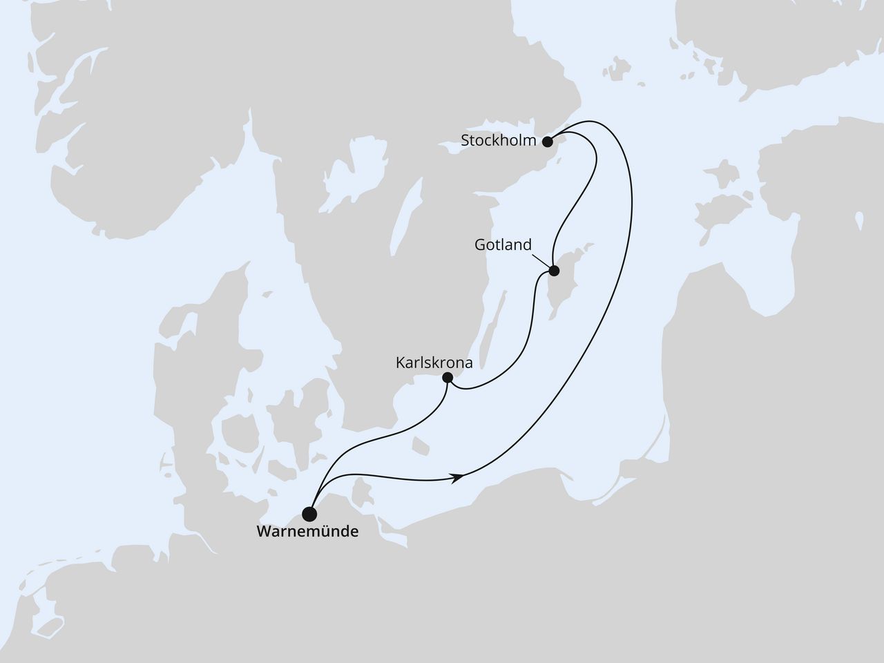 Kurzreise nach Schweden ab Warnemünde