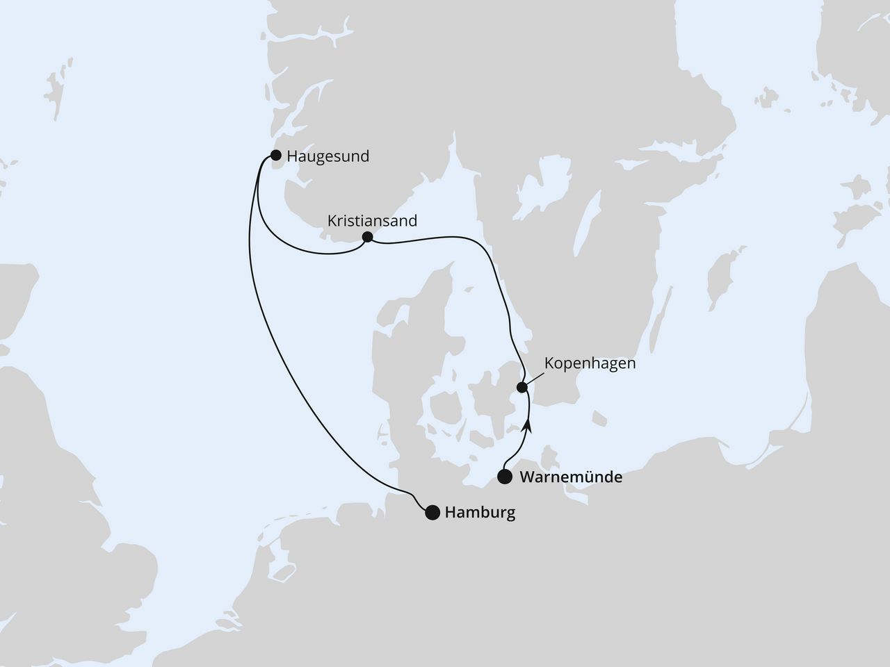 Kurzreise nach Norwegen & Dänemark ab Warnemünde