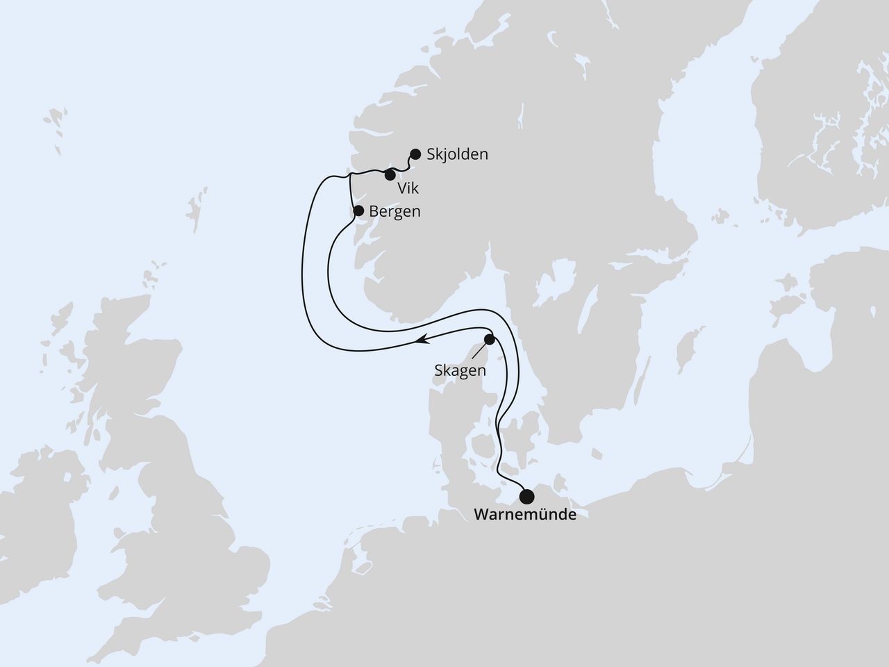 Norwegens Fjorde ab Warnemünde