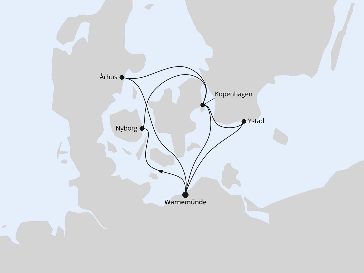 Schweden & Dänemark ab Warnemünde 1