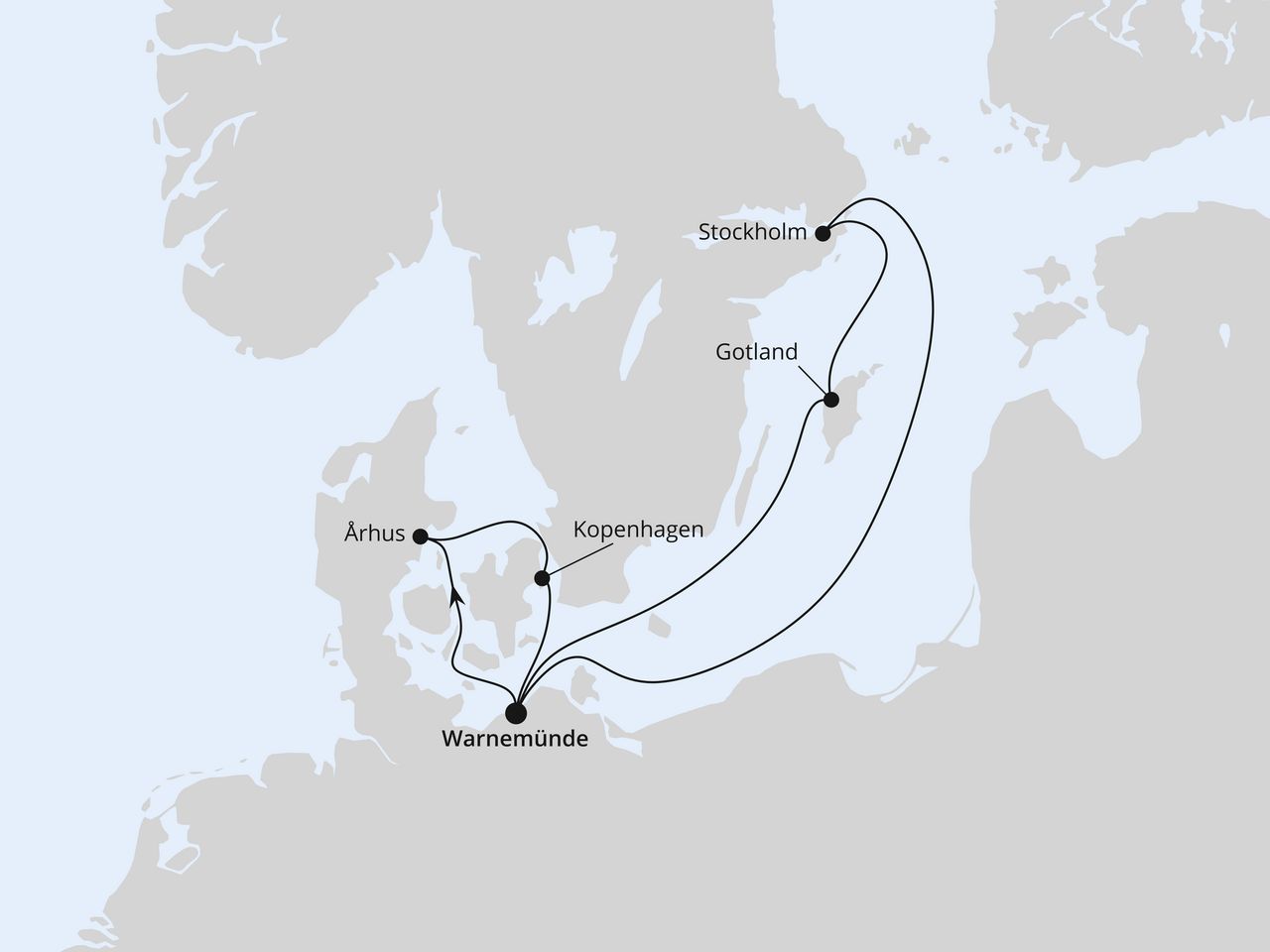 Schweden & Dänemark ab Warnemünde
