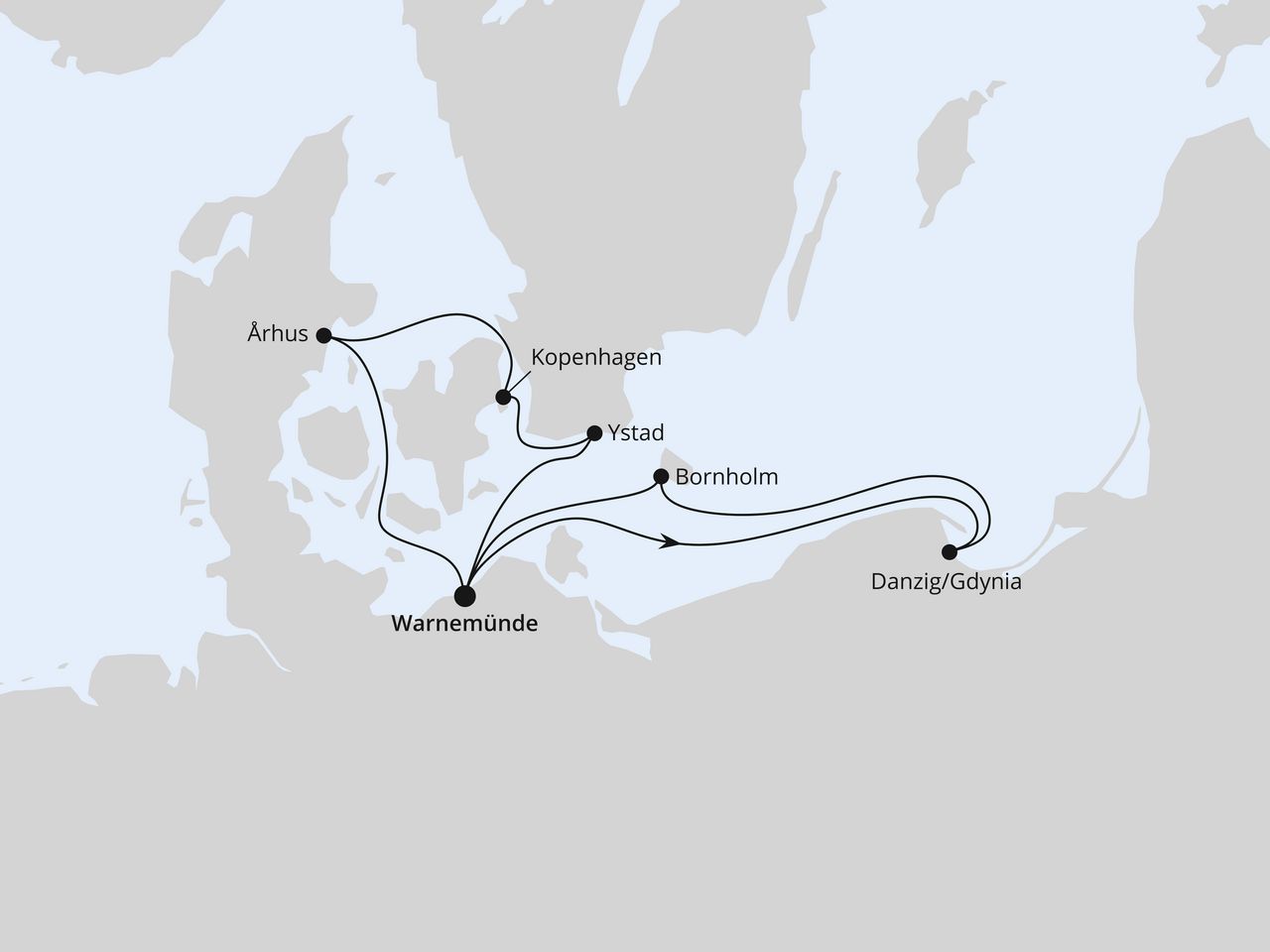 Schweden, Polen & Dänemark ab Warnemünde 2