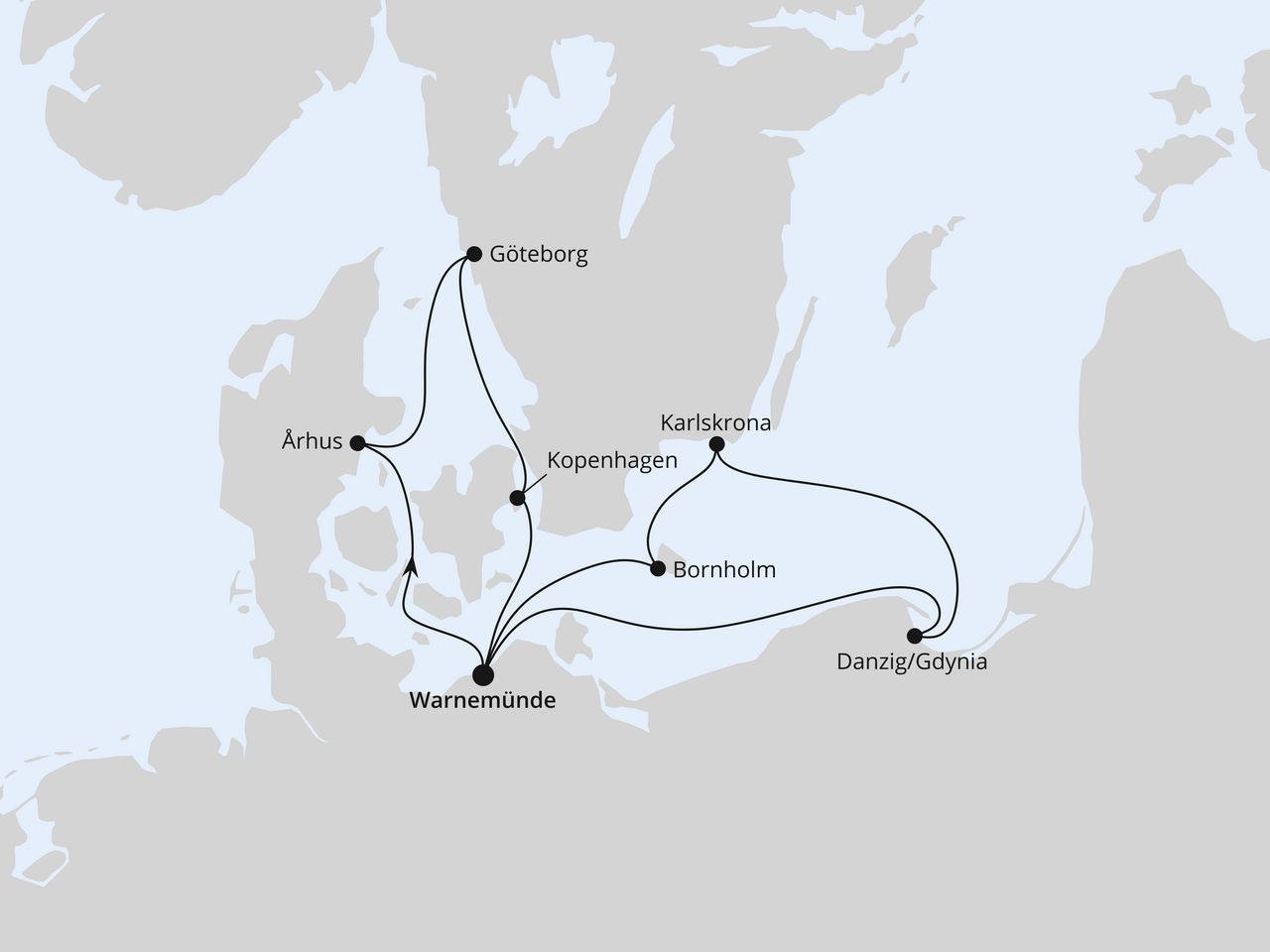 Schweden, Polen & Dänemark ab Warnemünde 2