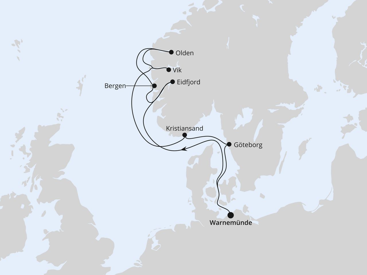 Cruise Map