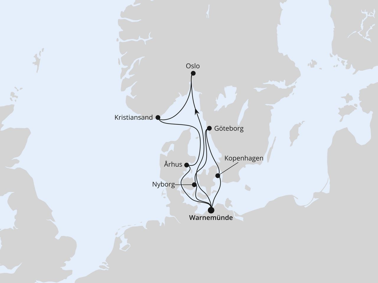 Schweden & Dänemark ab Warnemünde