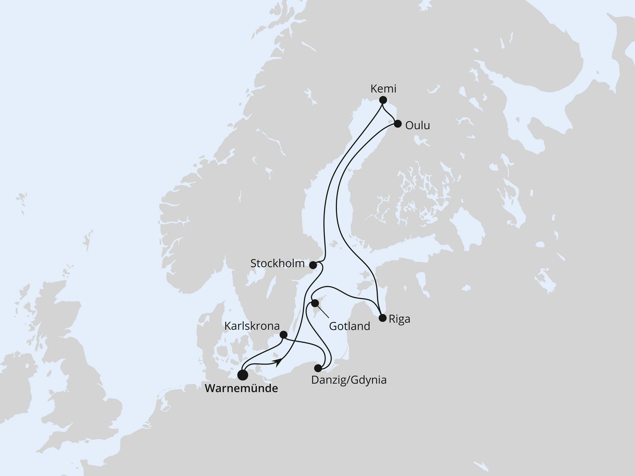 Cruise Map
