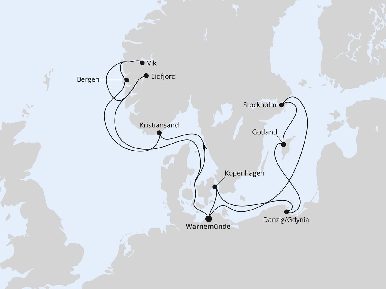 Cruise Map