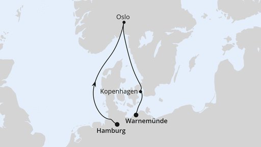 Kurzreise nach Norwegen & Dänemark ab Hamburg