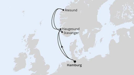 Norwegen ab Hamburg