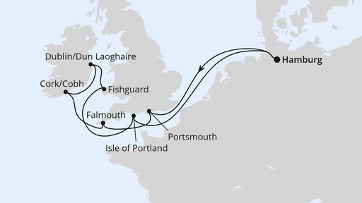 Großbritannien & Irland ab Hamburg