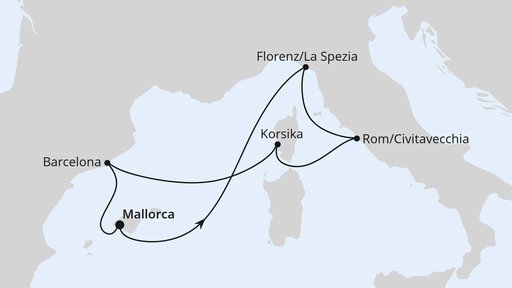 Mediterrane Schaetze Korsika ab Mallorca