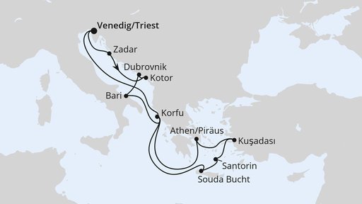 Adria & Griechenland ab Triest 1