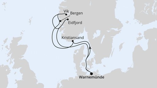 Norwegen ab Warnemünde 1