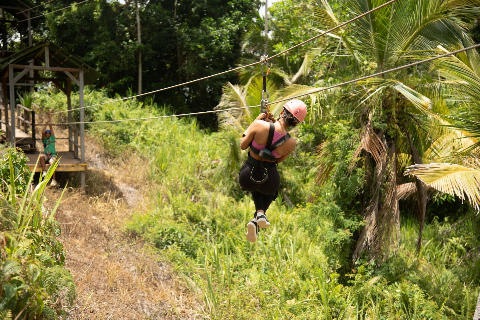Zipline Abenteuer im Regenwald