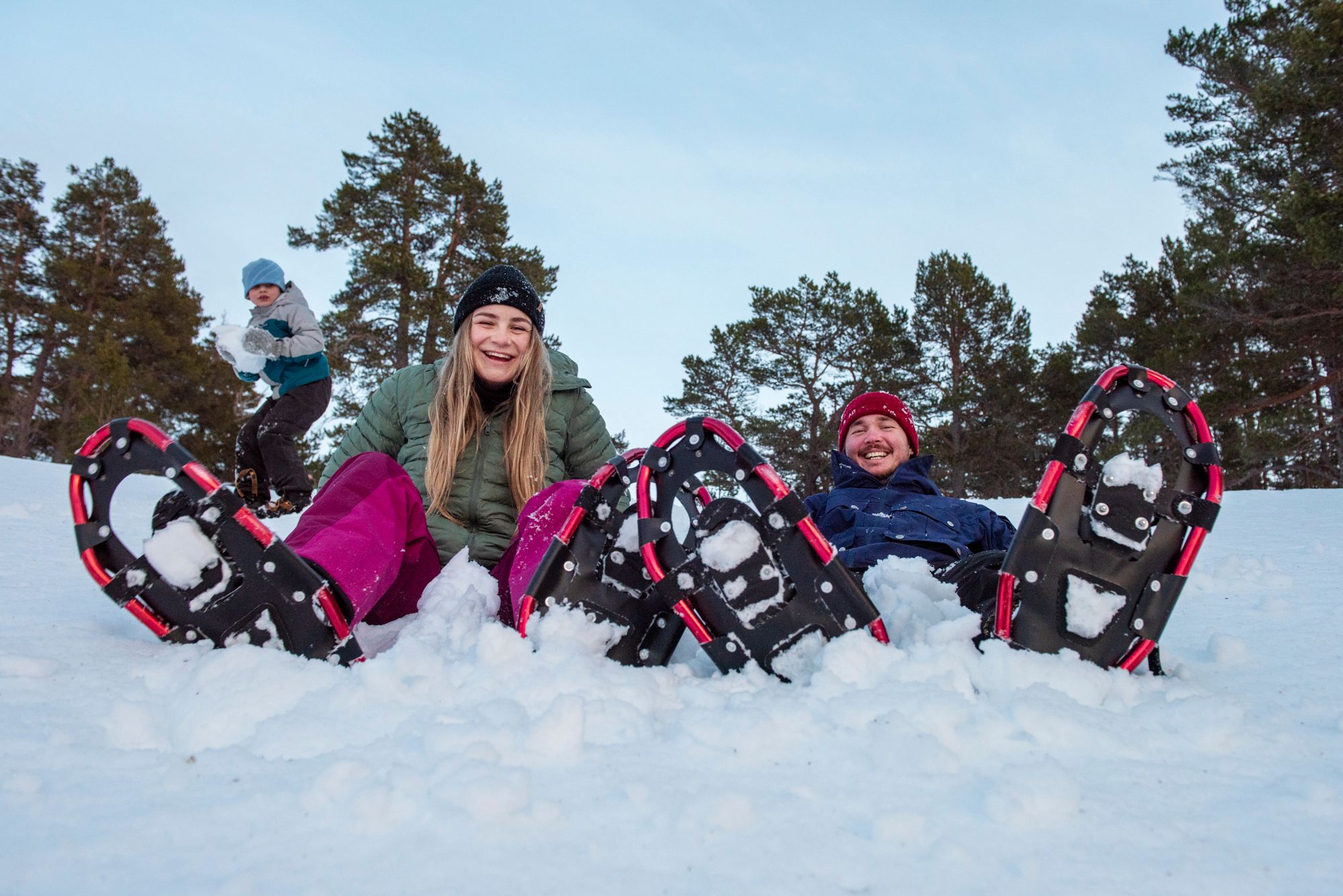 Schneeschuhwanderung durch die Winterlandschaft