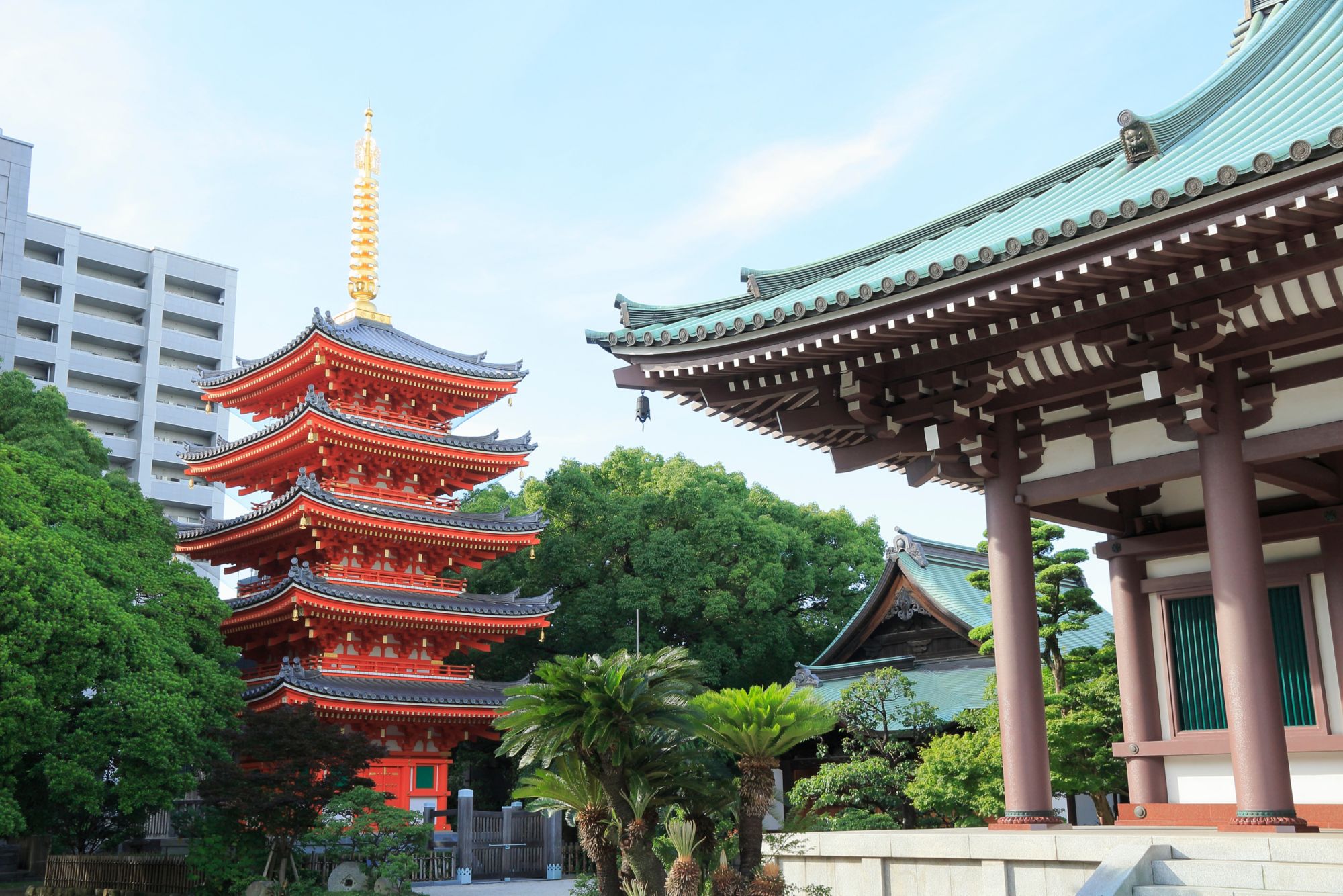 Japanischer Garten und Tempelwelt