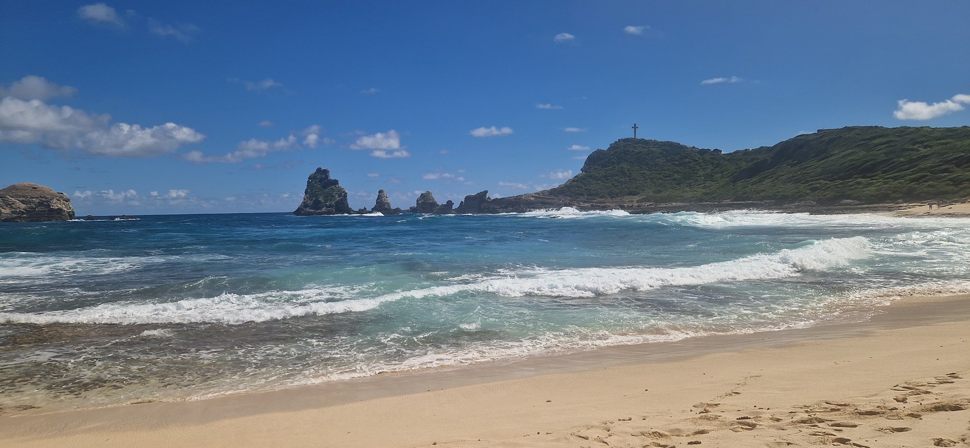 Pointe des Châteaux und Strand