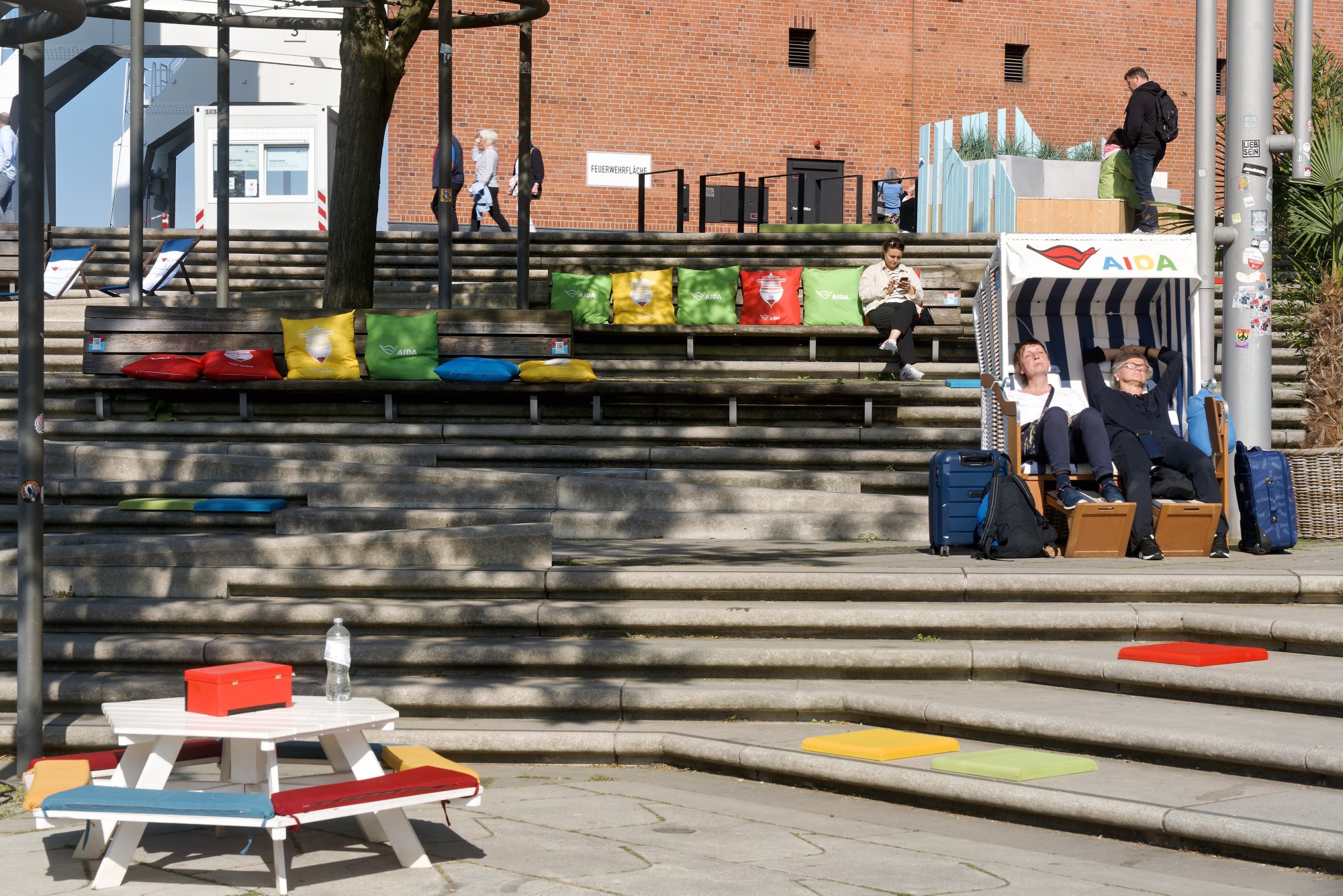 Chill Area auf dem Hamburger Hafengeburtstag