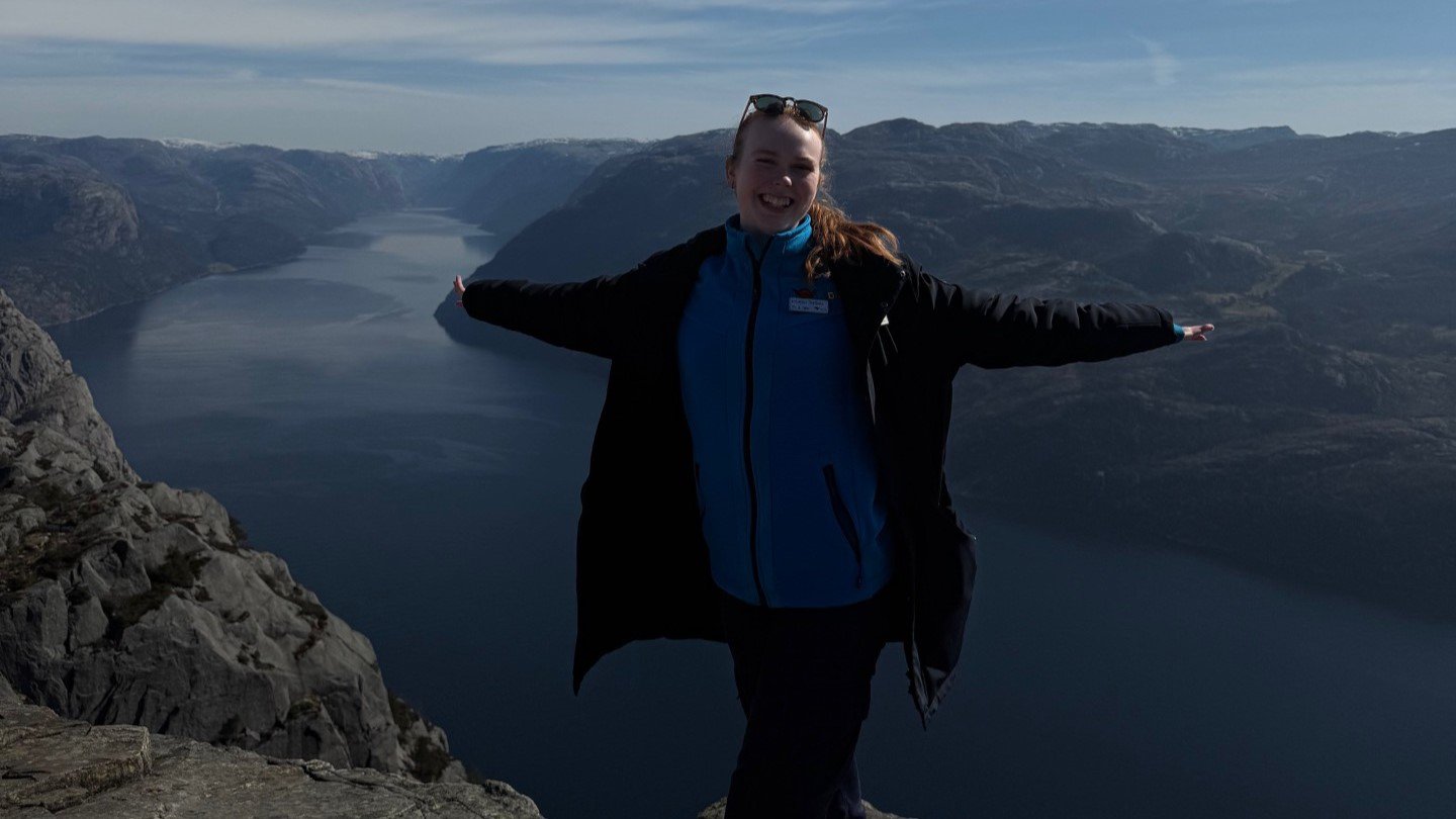 Weltreisereporterin 2025 Johanna Steffens in Norwegen