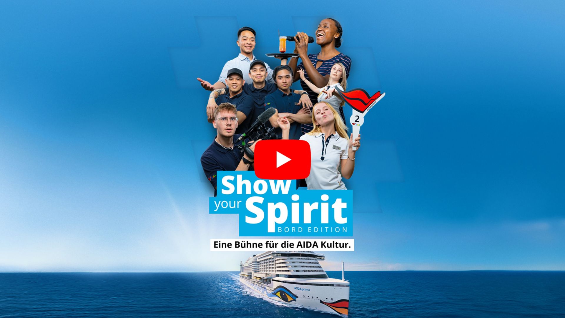 AIDA Show Your Spirit Teaser Bord Edition