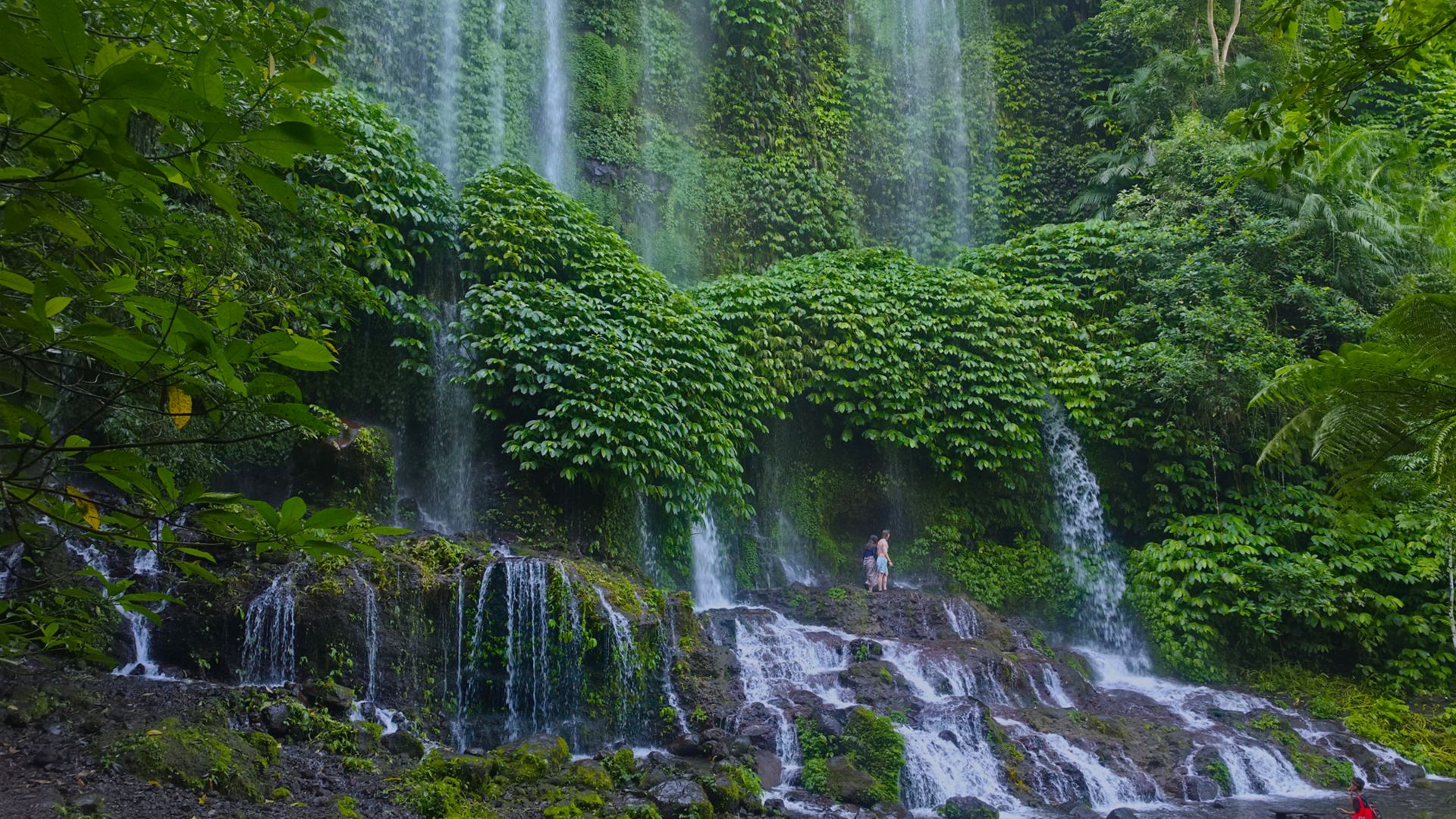 Wasserfälle im Hochland von Lombok