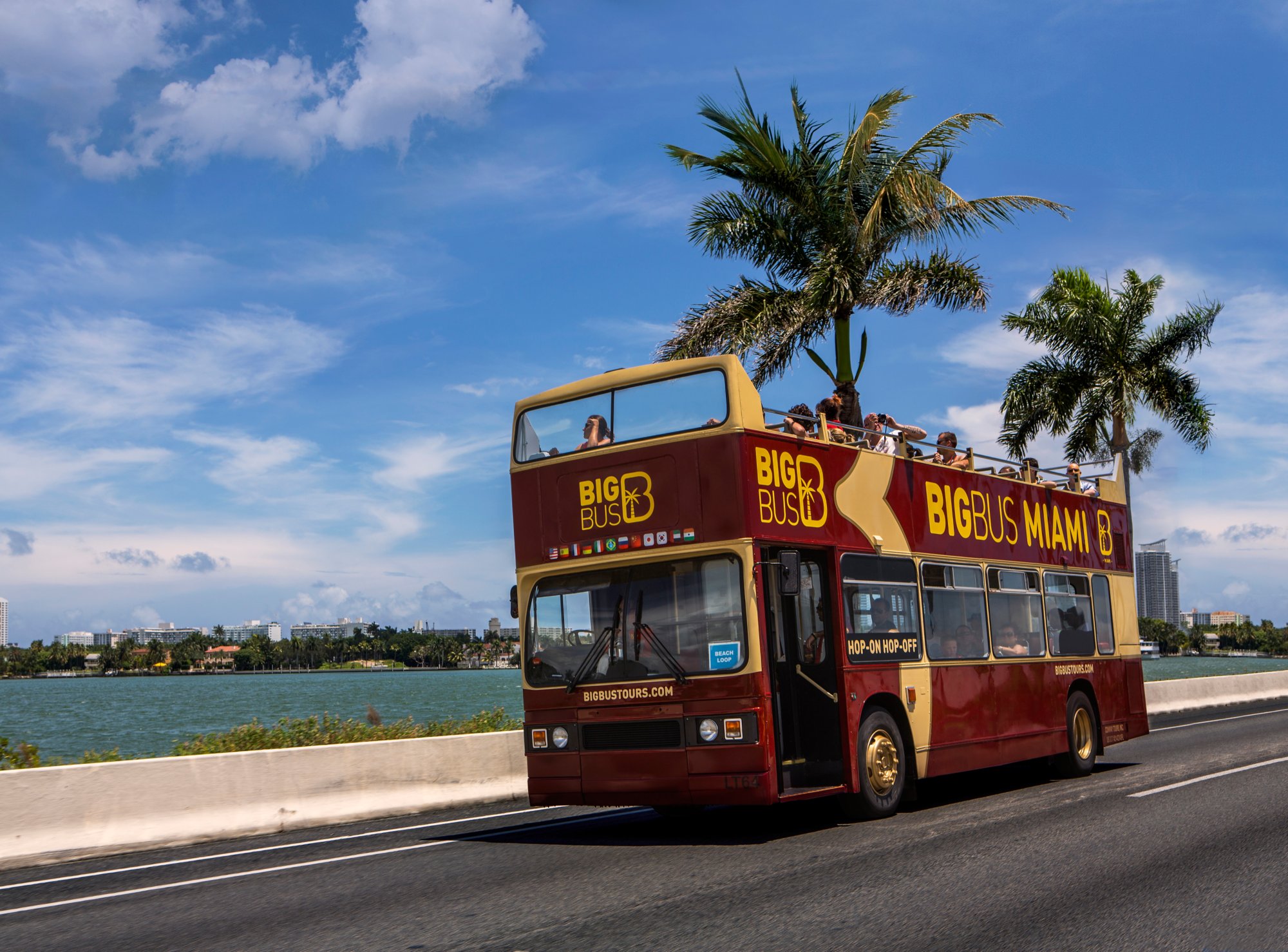 Hop-on hop-off-Bus in Miami