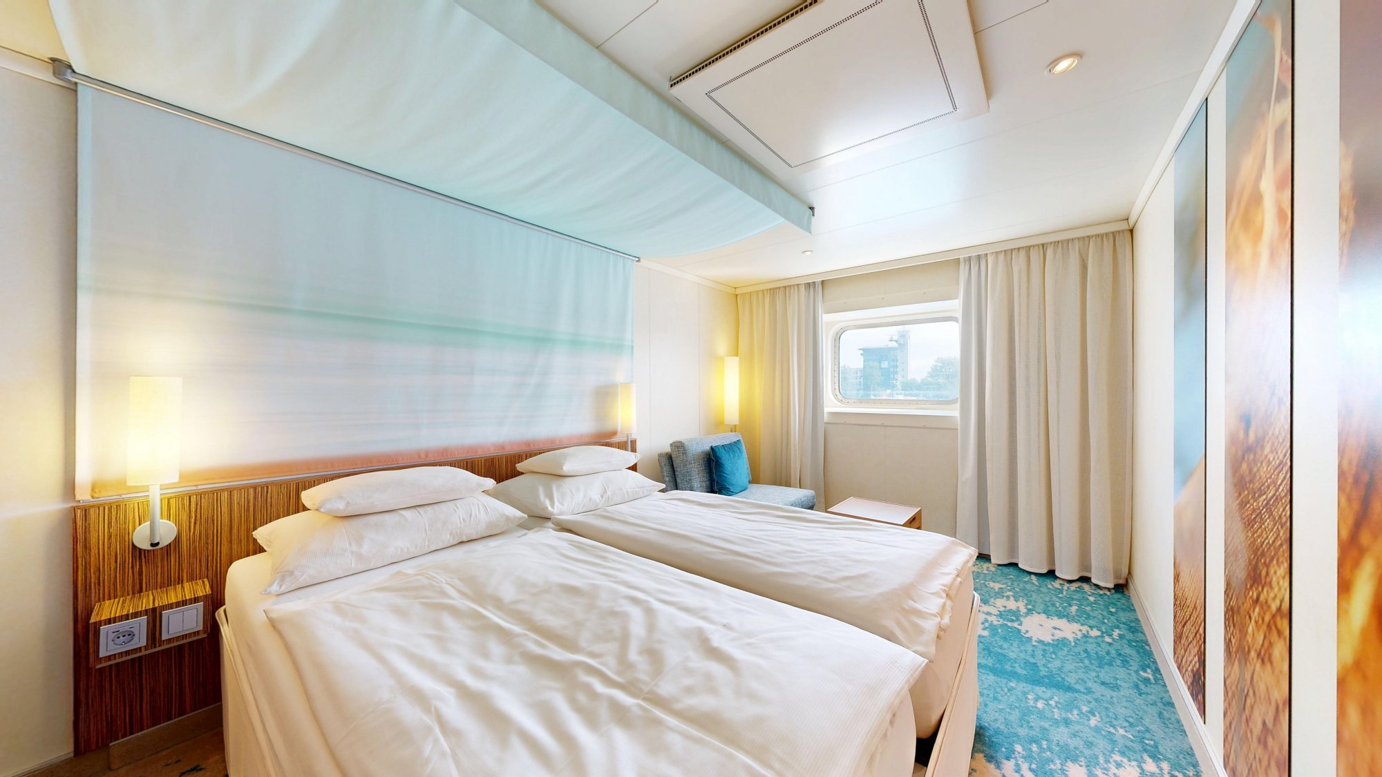 Meerblickkabine MB 4118 auf AIDAdiva