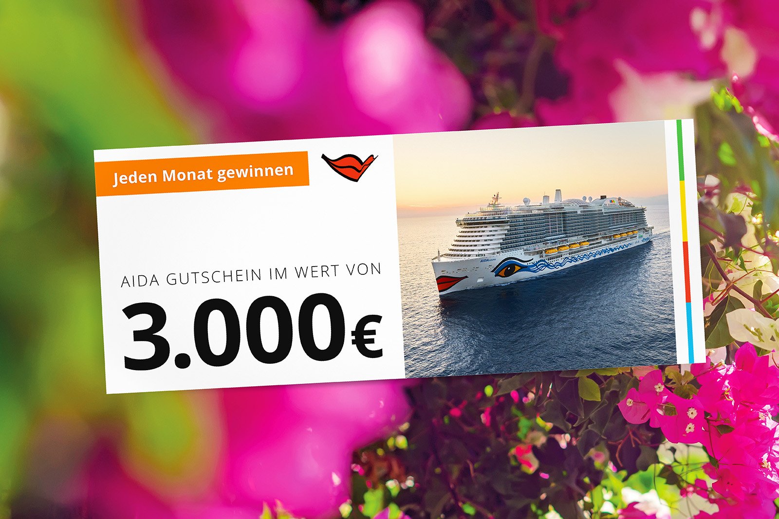 AIDA Monatsgewinnspiel - Juli