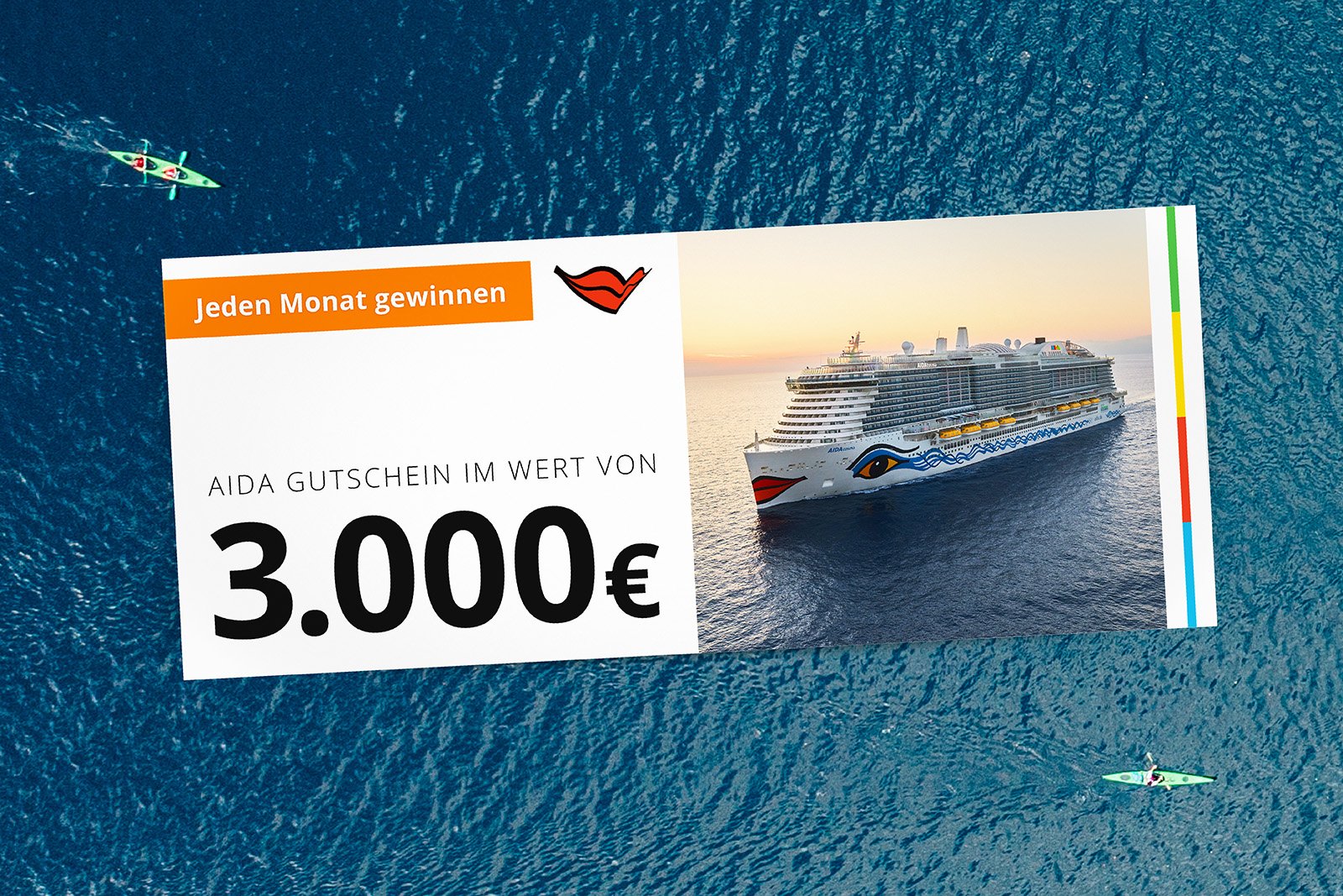 AIDA Gewinnspiel 3.000 €