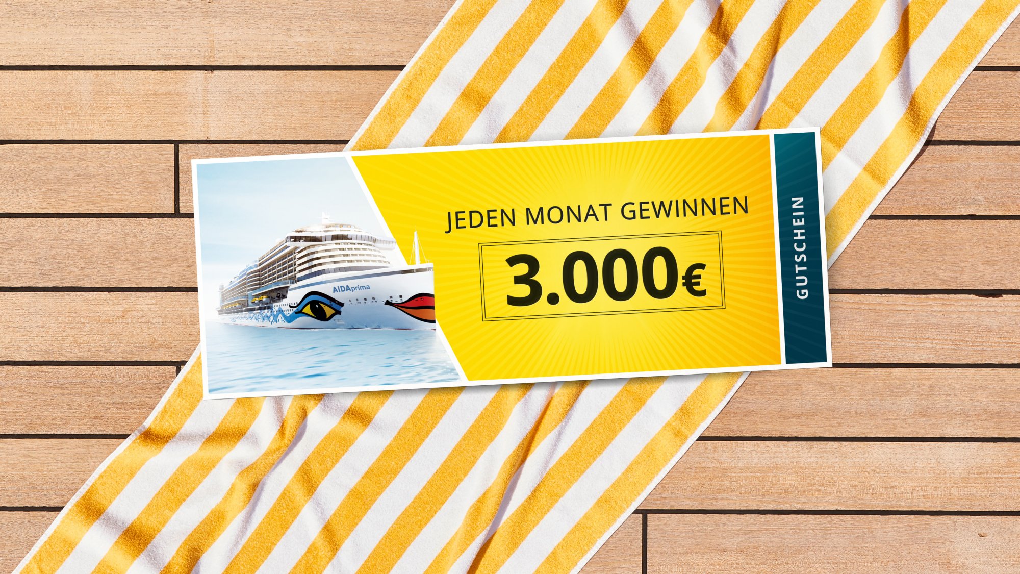 AIDA Gewinnspiel 3000 €